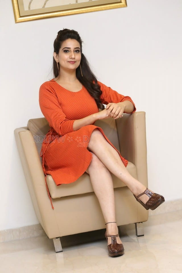 Actress Manjusha At Kaasi Pre release Event Photos