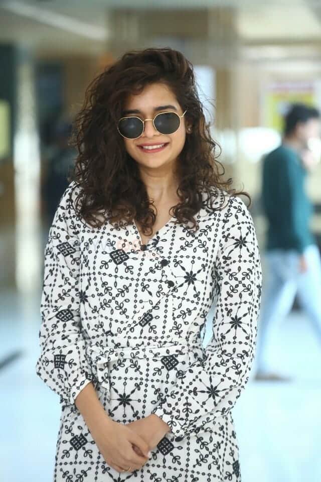 Actress Mithila Palkar at Ori Devuda Movie Success Meet Photos 18