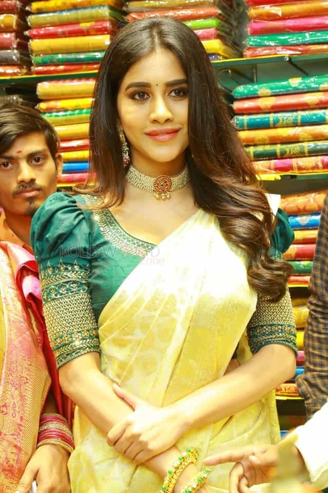 Actress Nabha Natesh Launches Sri Kanchi Alankar Silks At Saroornagar Photos