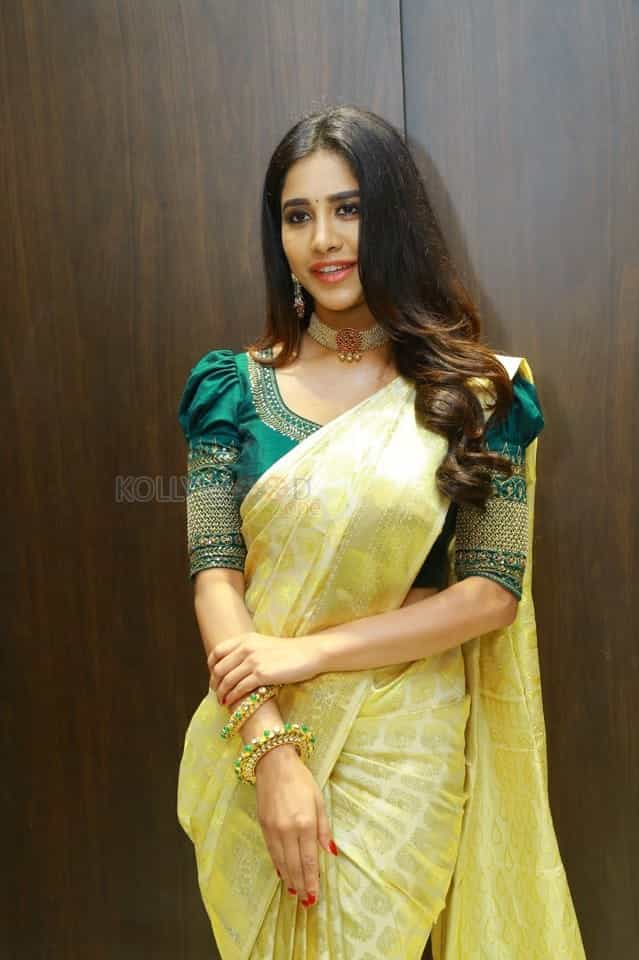 Actress Nabha Natesh Launches Sri Kanchi Alankar Silks At Saroornagar Photos