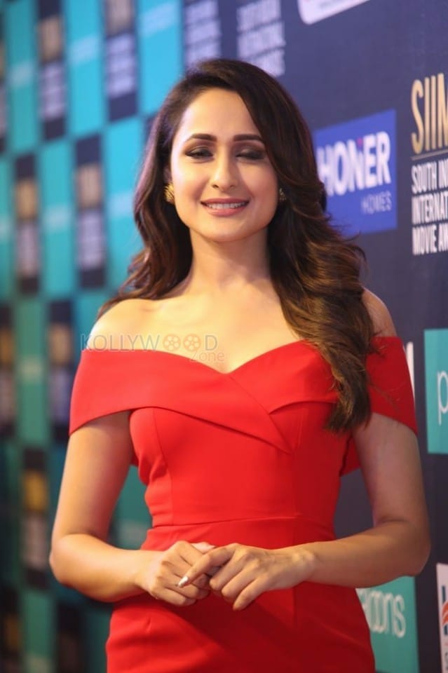 Actress Pragya Jaiswal At Siima Th Edition Curtain Raiser Photos