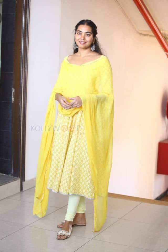 Actress Shivathmika Rajashekar at Adbhutam Movie Thanks Meet Event Pictures 07