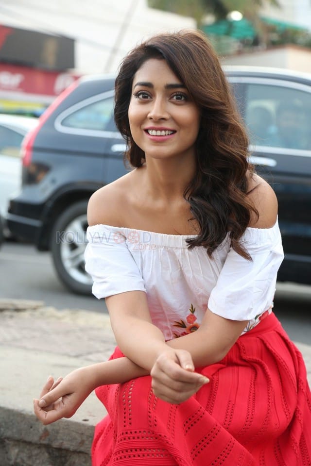 Actress Shriya Saran Interview Photos