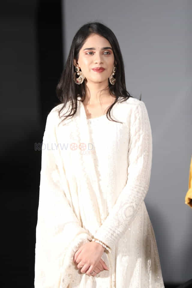 Actress Tanvi Akaanksha at Alanti Sitralu Movie Press Meet Pictures