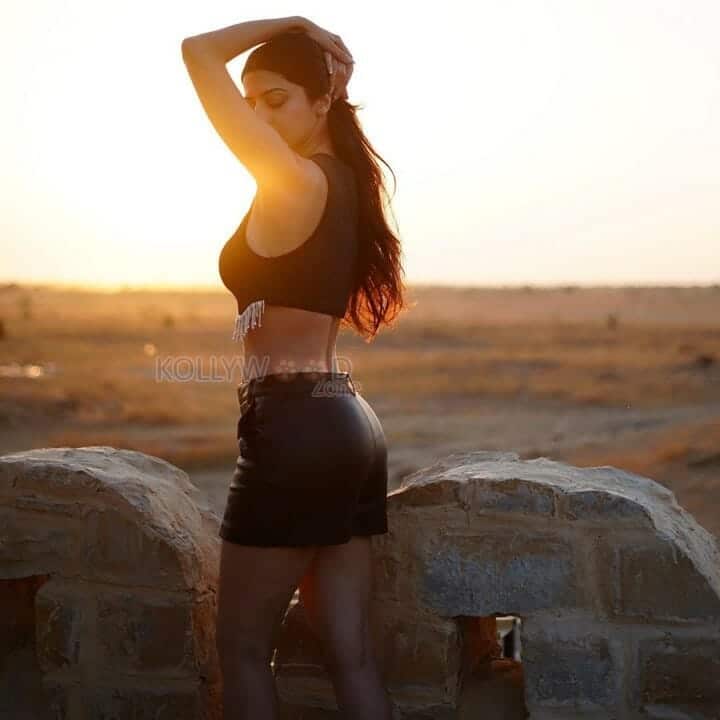 Actress Vedhika Kumar Sexy Sunset Photoshoot Stills 02