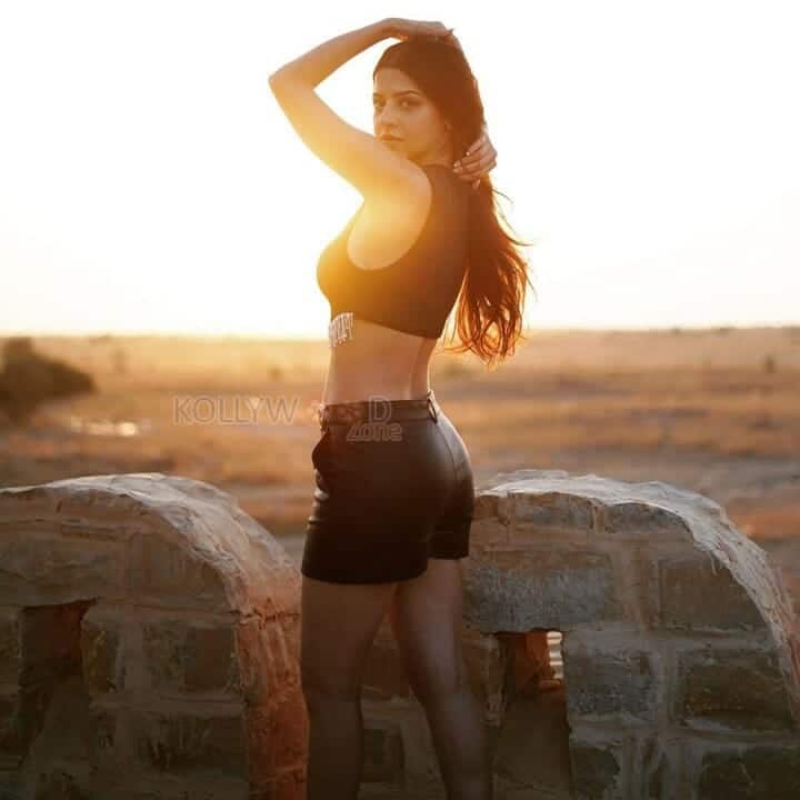 Actress Vedhika Kumar Sexy Sunset Photoshoot Stills 03