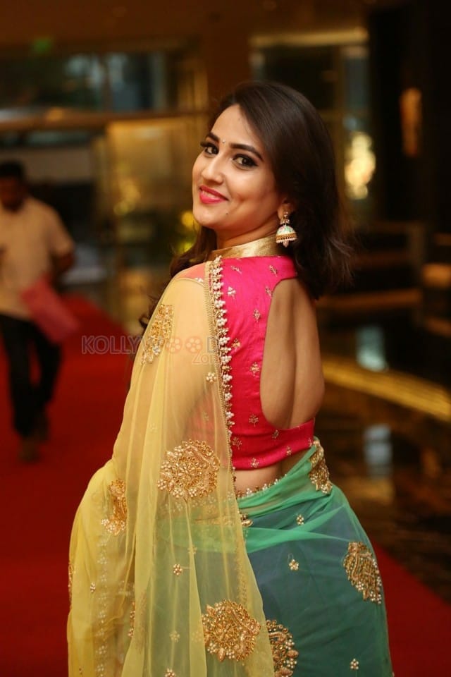 Anchor Manjusha At Ammammagarillu Pre Release Photos