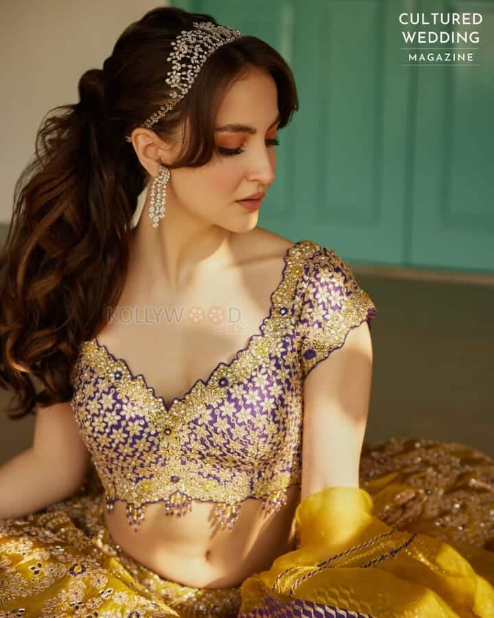 Beautiful Elli Avrram Cultured Wedding Magazine Photoshoot Pictures 01