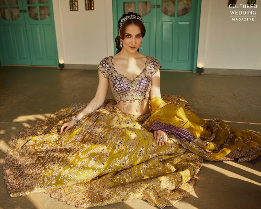 Beautiful Elli Avrram Cultured Wedding Magazine Photoshoot Pictures 02