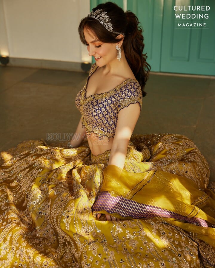 Beautiful Elli Avrram Cultured Wedding Magazine Photoshoot Pictures 05