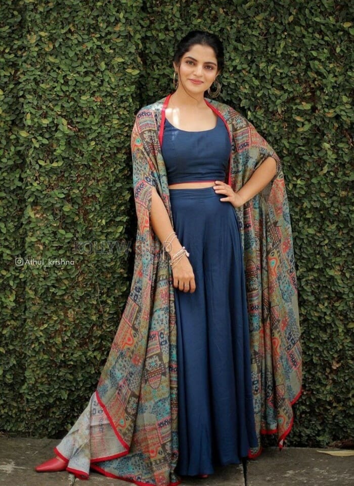 Beautiful Nikhila Vimal in Blue Photos 01