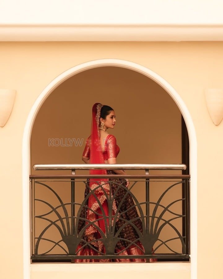 Beautiful Sexy Doll Nabha Natesh in a Traditional Lehenga and Blouse Photos 01