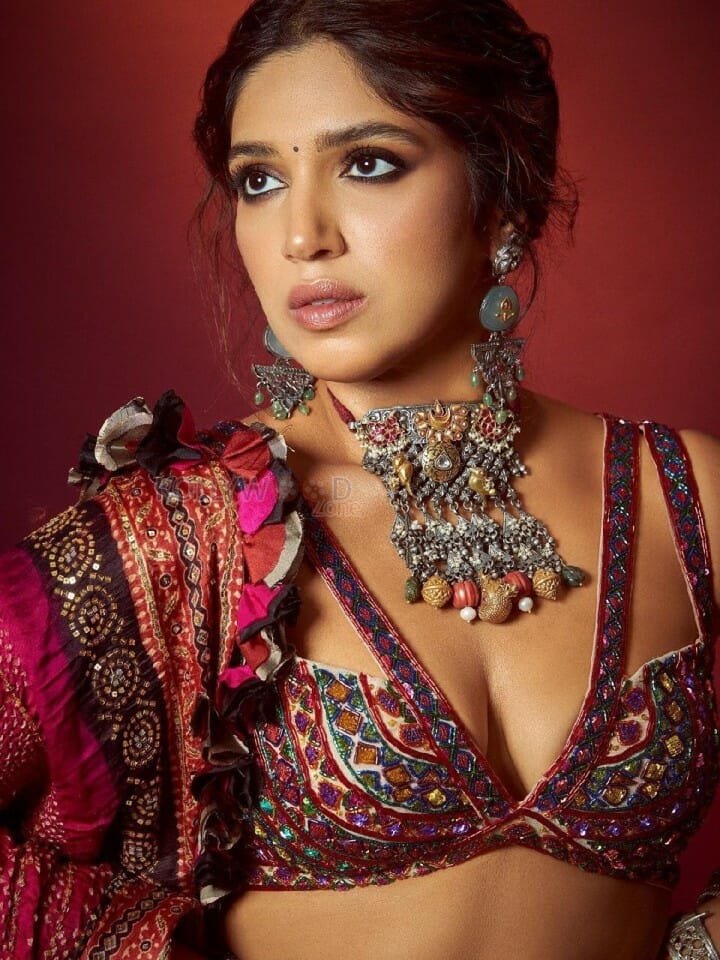 Bhumi Pednekar Gorgeous Lehenga Photos 05