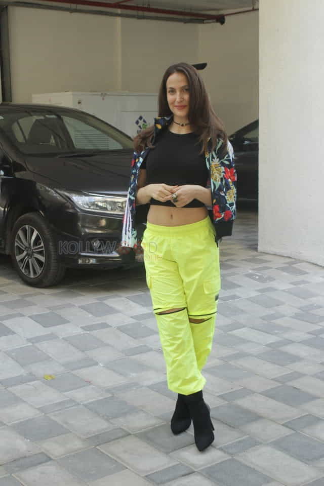 Elli AvrRam Spotted at T Series Promoting Her Recently Released Song Har Funn Maula Photos