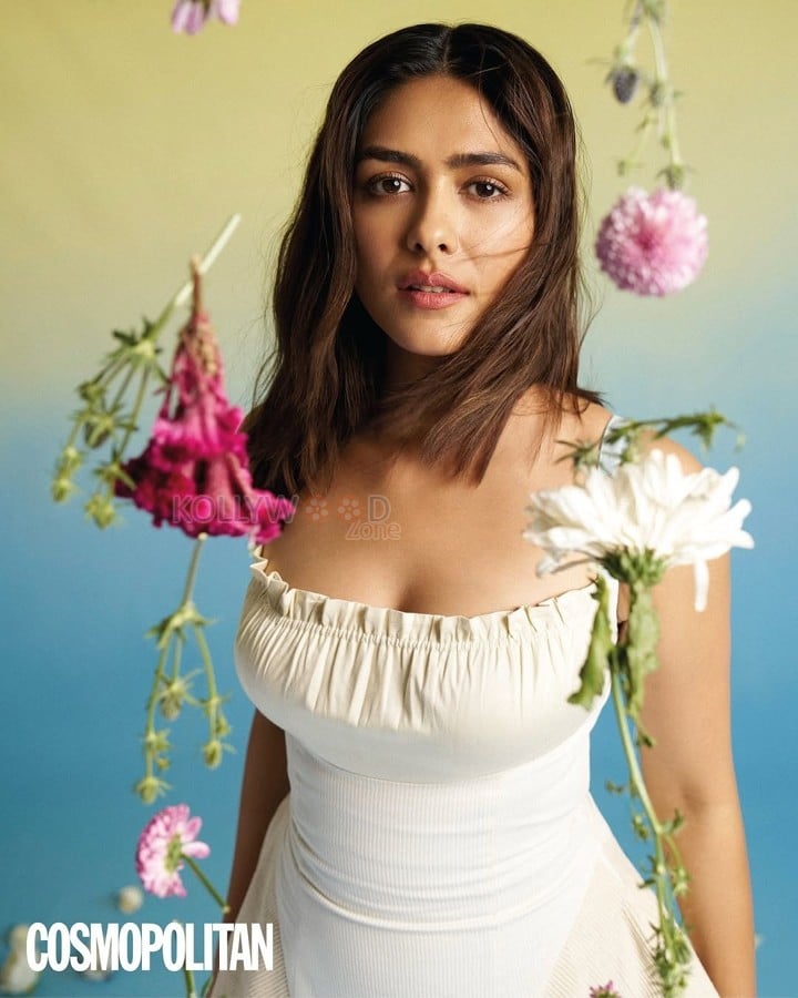 Gorgeous Mrunal Thakur Cosmopolitan Magazine Photoshoot Pictures 01