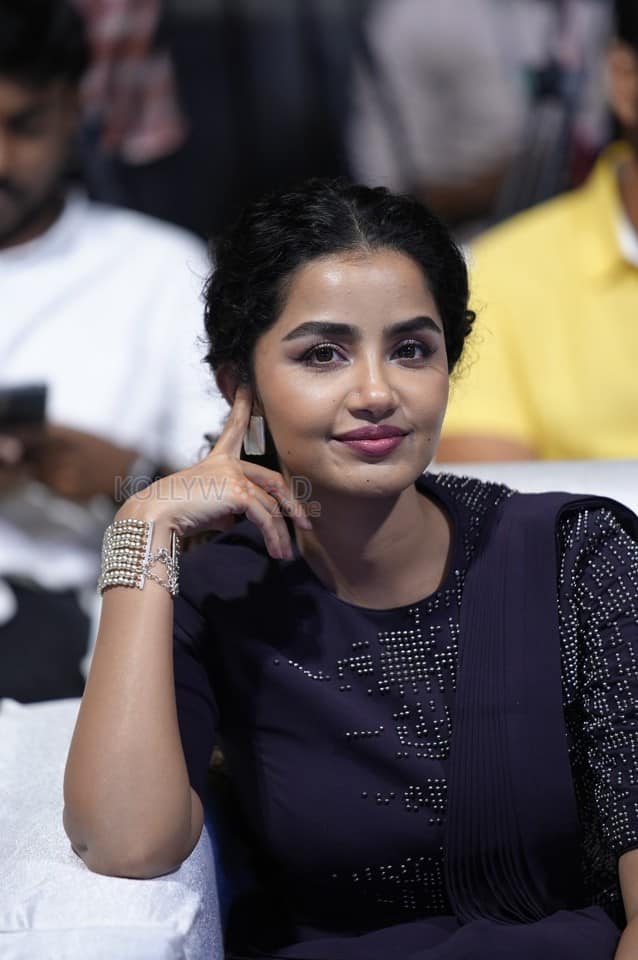 Heroine Anupama Parameswaran at Kishkindhapuri Pre Release Event Photos 02