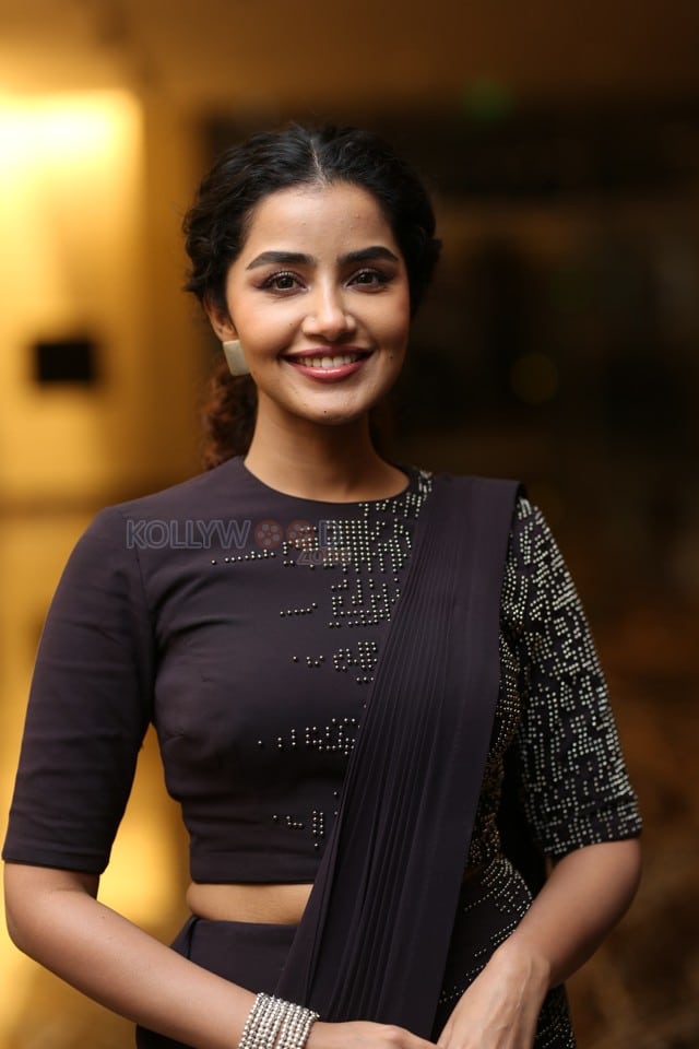 Heroine Anupama Parameswaran at Kishkindhapuri Pre Release Event Photos 11