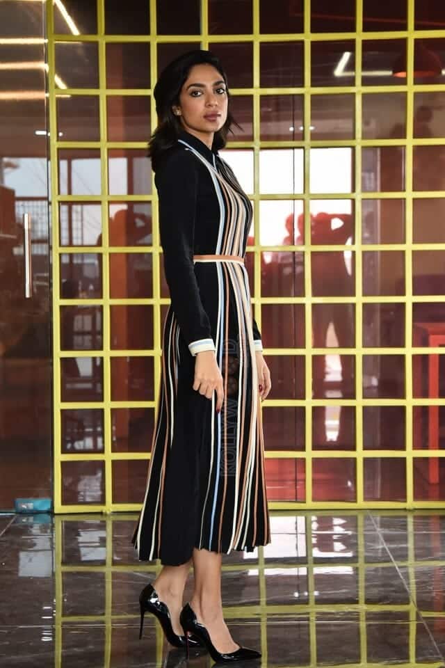 Heroine Sobhita Dhulipala at Major Movie Interview Photos 16