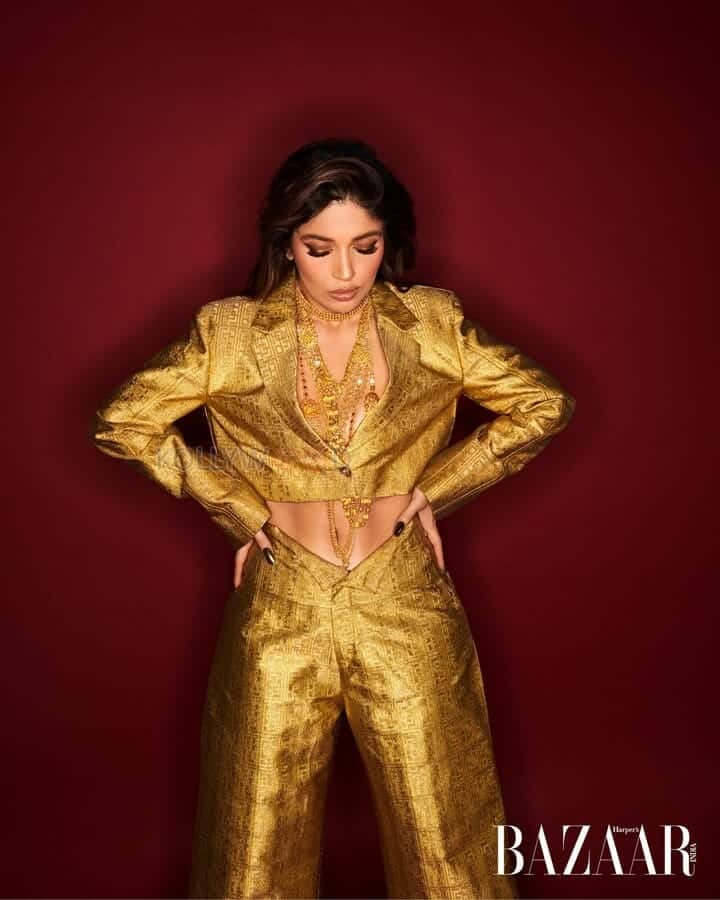 Sexy Bhumi Pednekar Harper Bazaar Magazine Photoshoot Stills 07