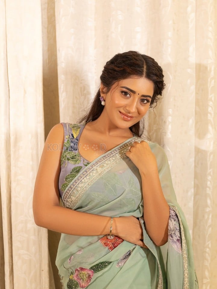 Sexy Glam Rashi Singh in a Soft Pastel Saree for Zee Telugu Kutumbam Awards 2025 Photos 03