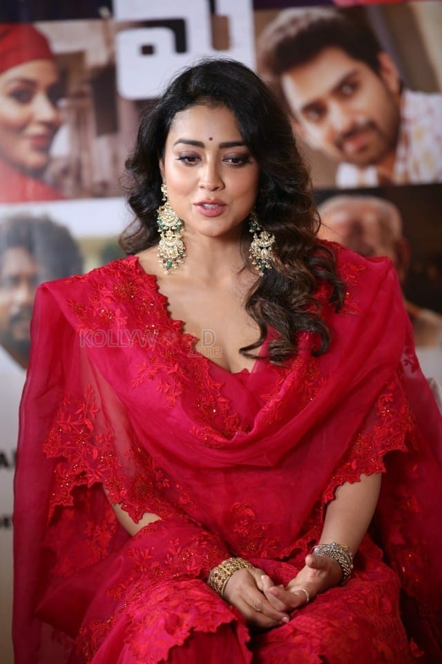 Shriya Saran at Gamanam Movie Press Meet Pictures 23