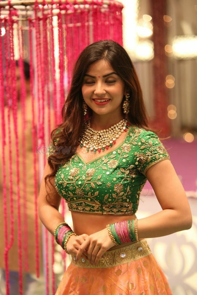 Telugu Actress Kashmira Pardeshi On The Sets Of Nartanasala Movie Photos