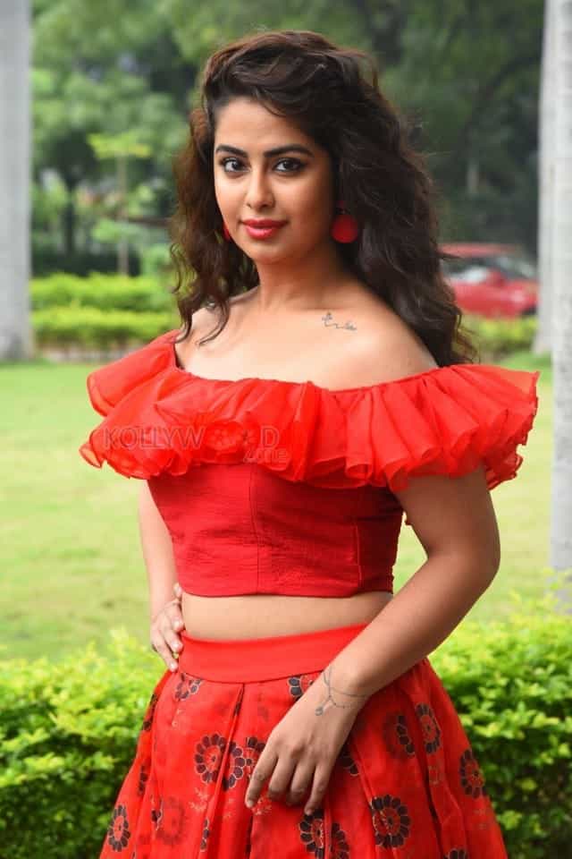 Actress Avika Gor At Raju Gari Gadhi Success Meet Photos