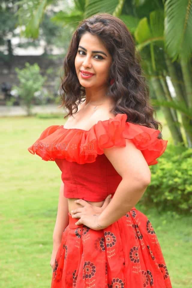 Actress Avika Gor At Raju Gari Gadhi Success Meet Photos