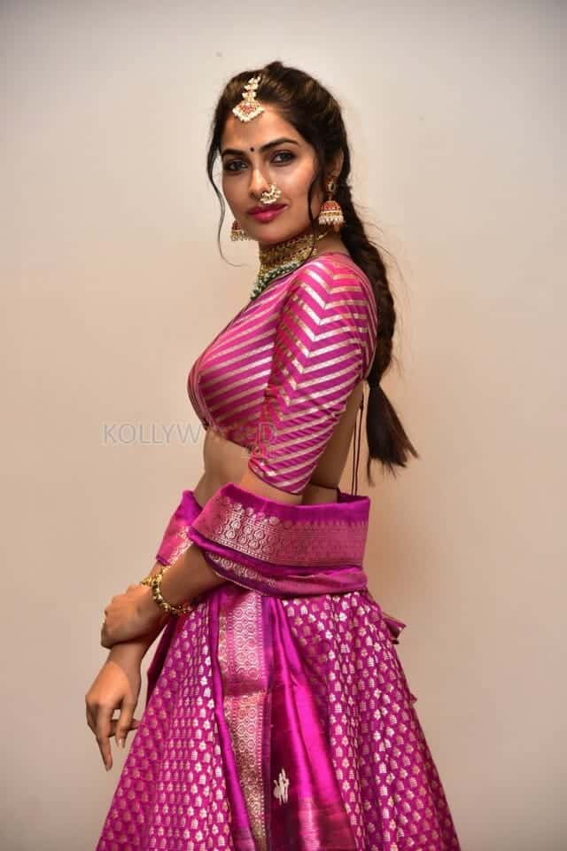 Actress Divi Vadthya at Rudrangi Pre Release Event Pictures 21