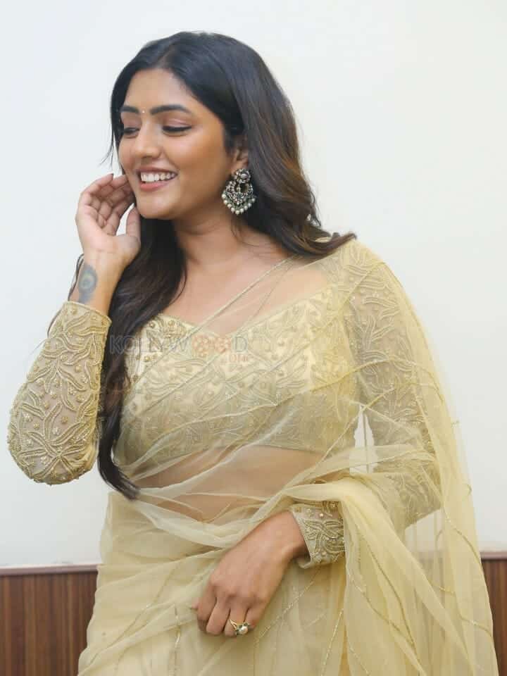 Actress Eesha Rebba at Maama Mascheendra Pre Release Event Pictures 23