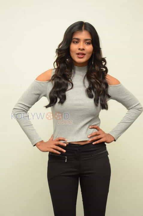 Actress Hebah Patel At Angel Movie Opening Photos