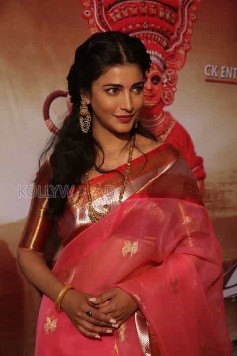 Actress Shruti Hassan Saree Photos