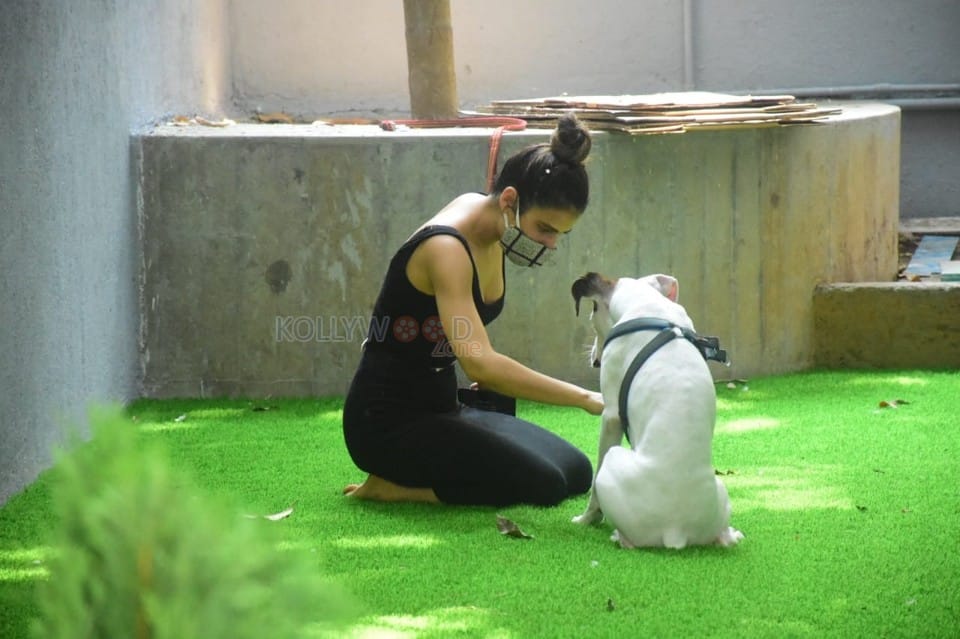 Fatima Sana Shaikh Spotted at Pet Clinic in Bandra Pictures