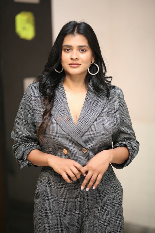 Heroine Hebah Patel at Vyavastha Press Meet Pictures 01