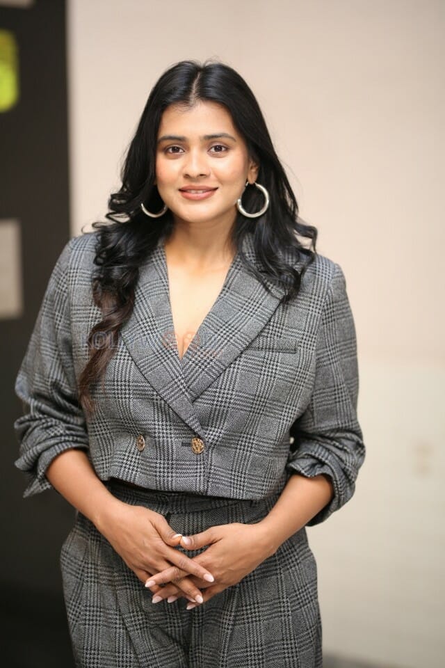 Heroine Hebah Patel at Vyavastha Press Meet Pictures 12