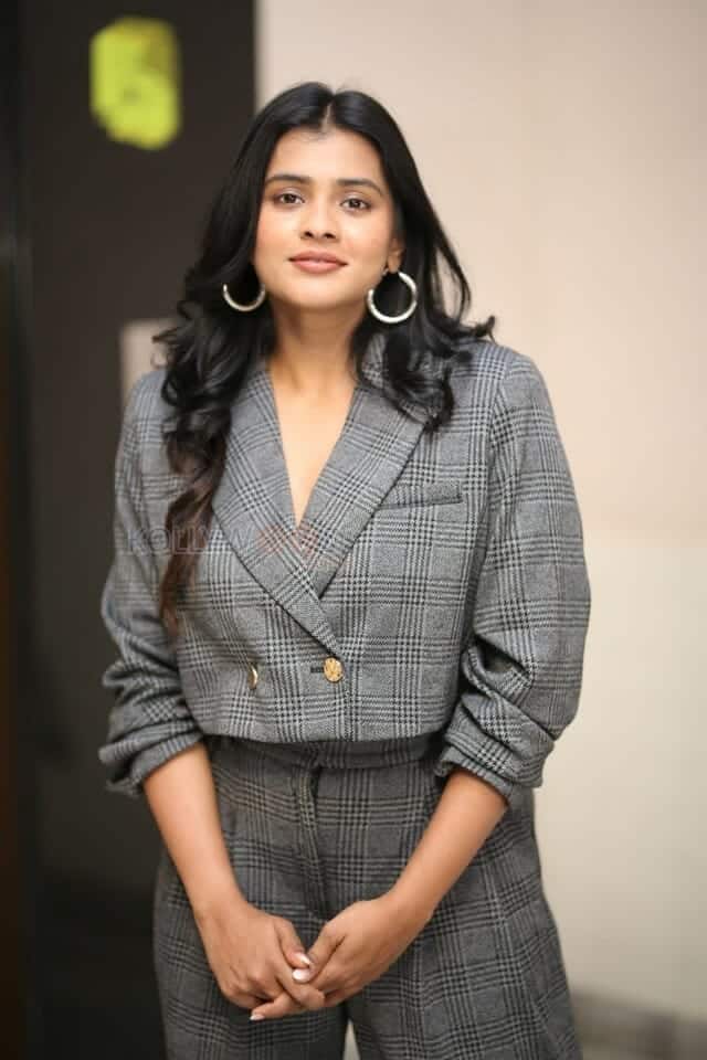 Heroine Hebah Patel at Vyavastha Press Meet Pictures 13