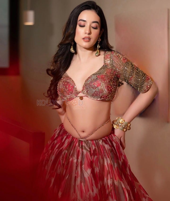 Nepalese Beauty Aditi Budhathoki in a Sexy Lehenga Photos 06