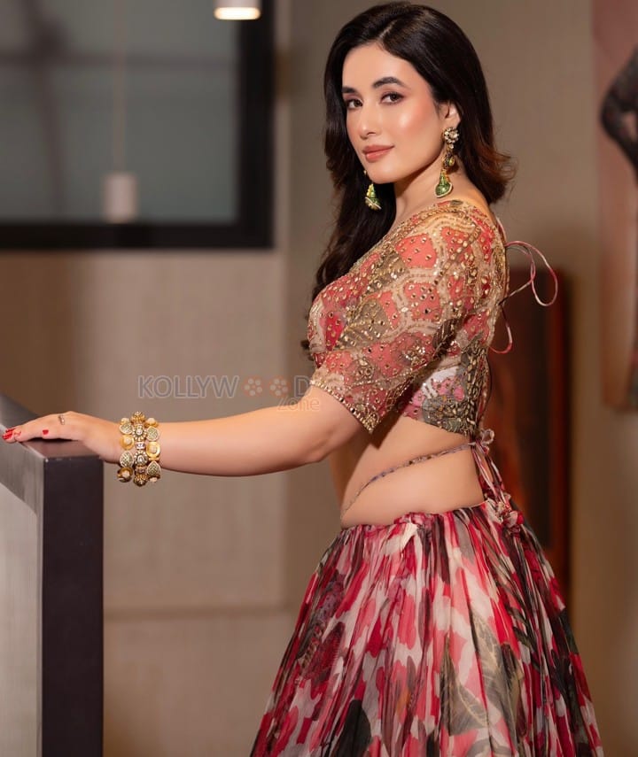 Nepalese Beauty Aditi Budhathoki in a Sexy Lehenga Photos 07