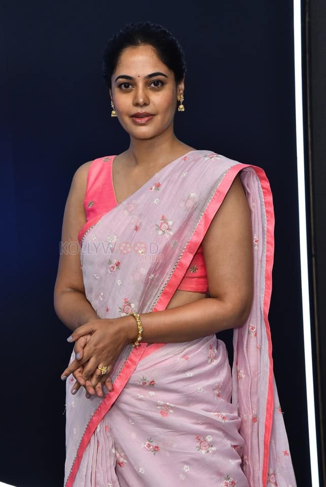 Tollywood Actress Bindu Madhavi at Dhandoraa Teaser Launch Photos 10