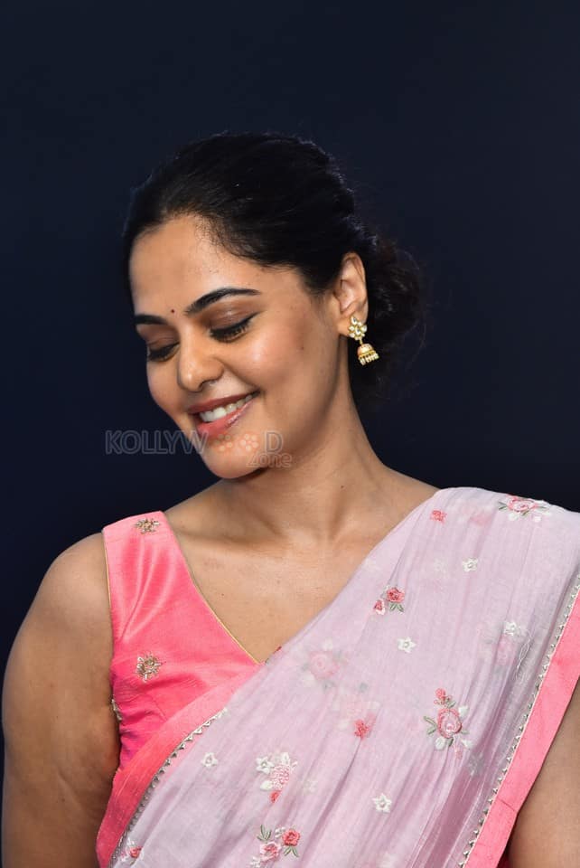 Tollywood Actress Bindu Madhavi at Dhandoraa Teaser Launch Photos 18