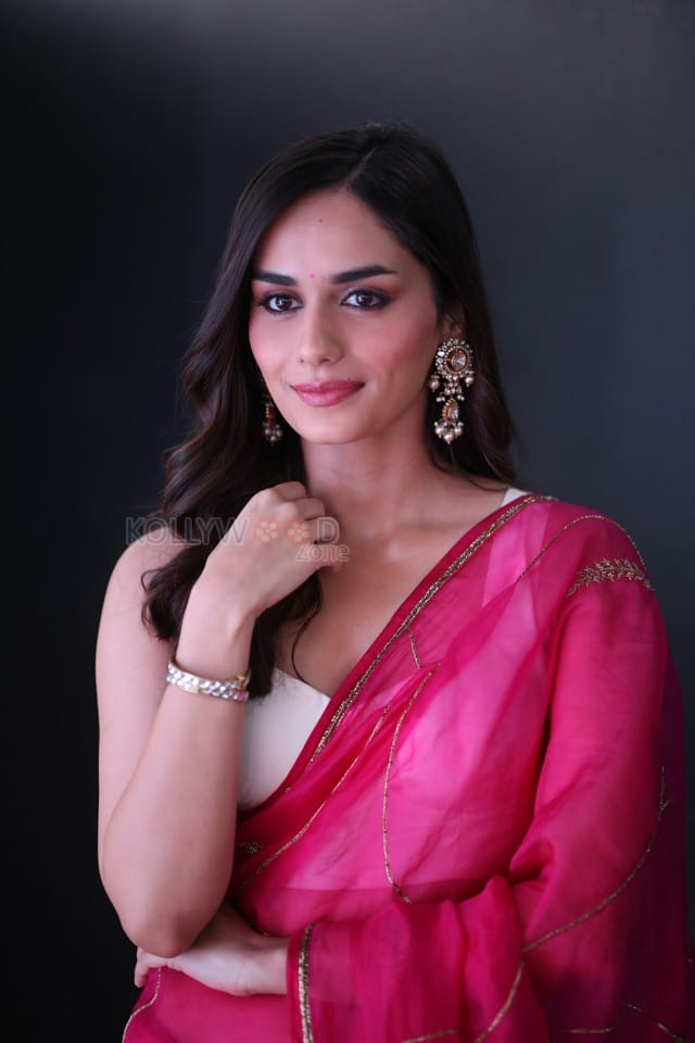 Actress Manushi Chhillar at Operation Valentine Trailer Launch Photos 12