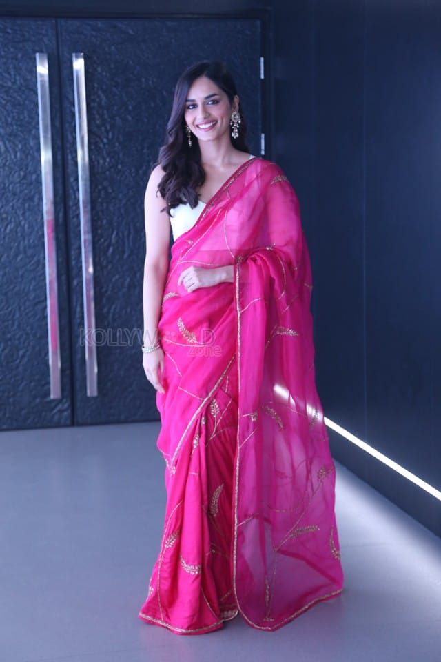 Actress Manushi Chhillar at Operation Valentine Trailer Launch Photos 15