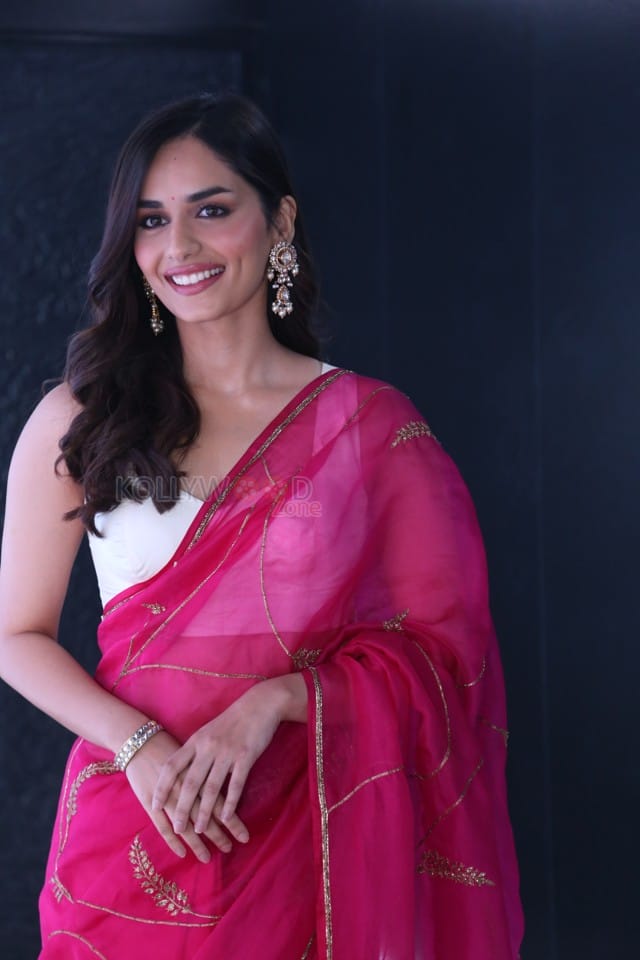 Actress Manushi Chhillar at Operation Valentine Trailer Launch Photos 19