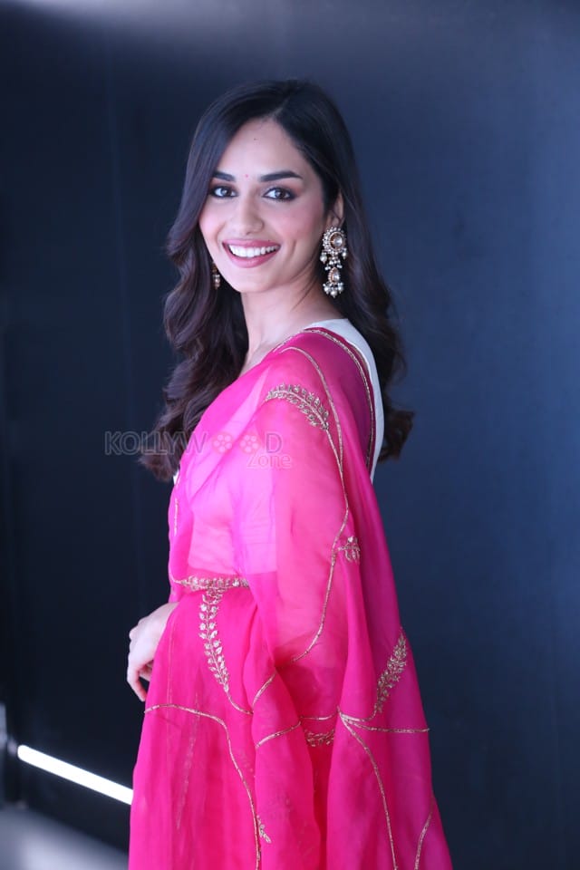 Actress Manushi Chhillar at Operation Valentine Trailer Launch Photos 28