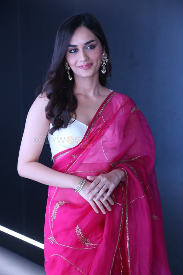 Actress Manushi Chhillar at Operation Valentine Trailer Launch Photos 30
