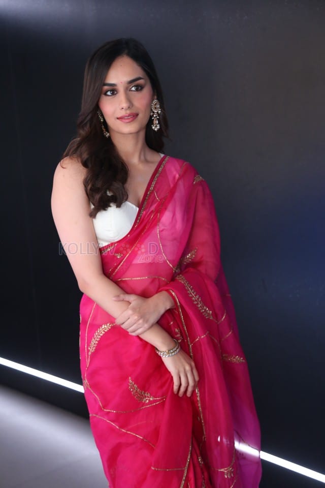 Actress Manushi Chhillar at Operation Valentine Trailer Launch Photos 31