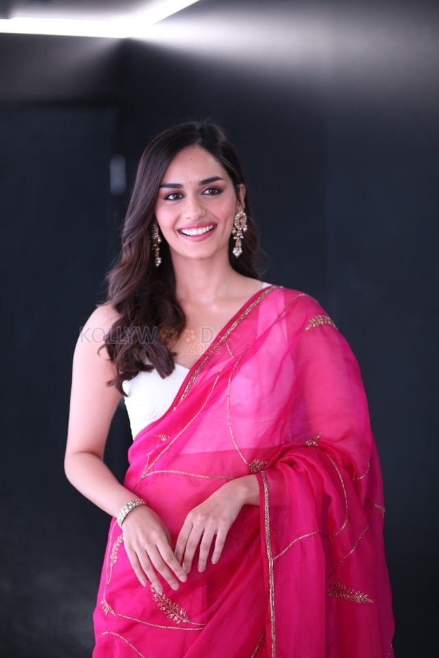 Actress Manushi Chhillar at Operation Valentine Trailer Launch Photos 48