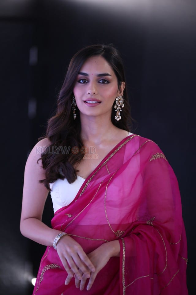 Actress Manushi Chhillar at Operation Valentine Trailer Launch Photos 49