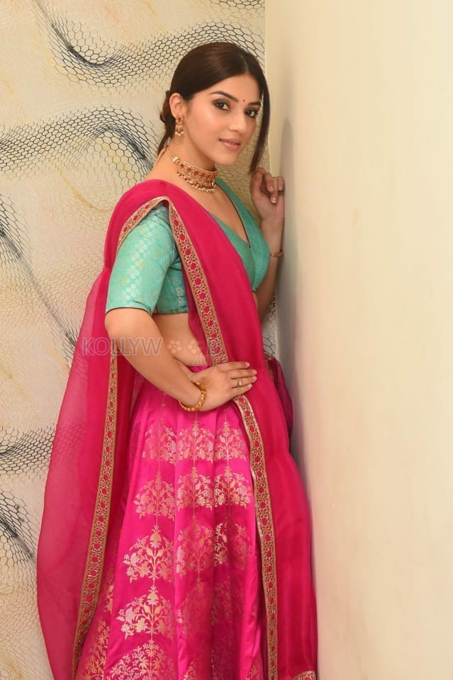 Actress Mehrene Kaur Pirzada At Aswathama Movie Audio Launch Stills