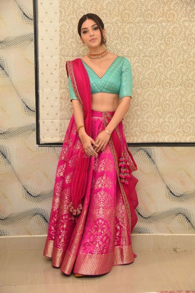 Actress Mehrene Kaur Pirzada At Aswathama Movie Audio Launch Stills